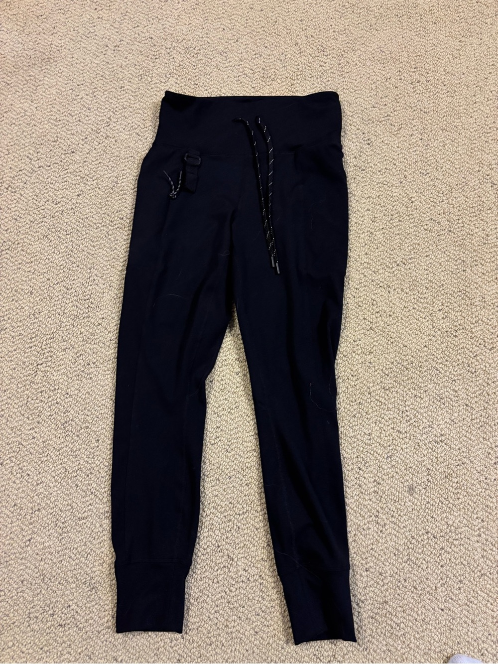 90 Degree By Reflex Black Drawstring Active Joggers
